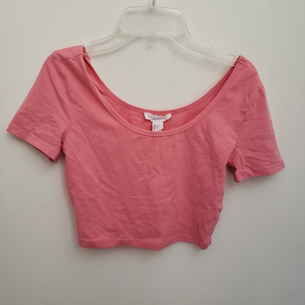 Pink Crop Top